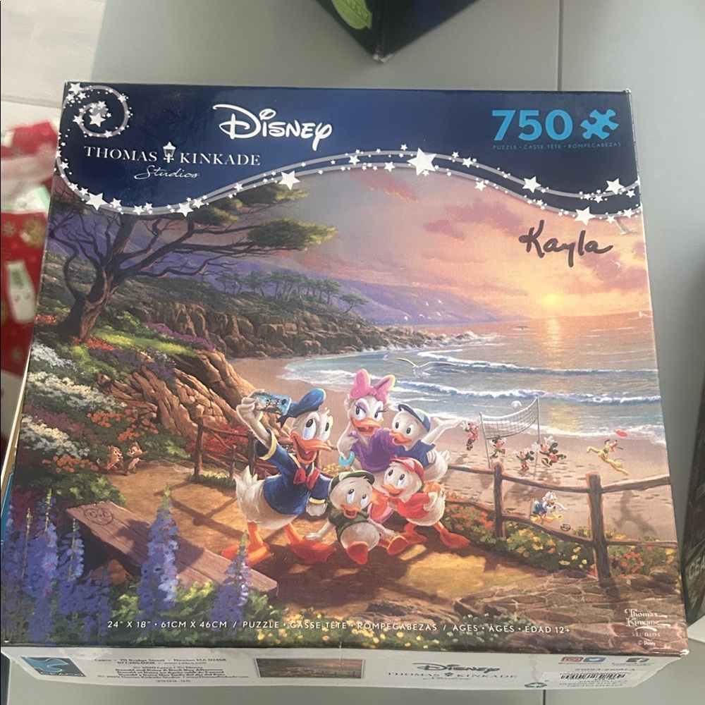 Disney Thomas Kinkade Colorful Puzzle
